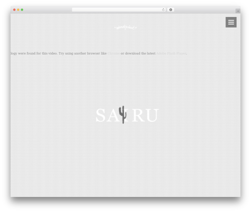 WordPress theme sairu - sairu-a.com