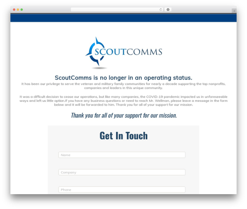 WordPress theme Stability - scoutcommsusa.com