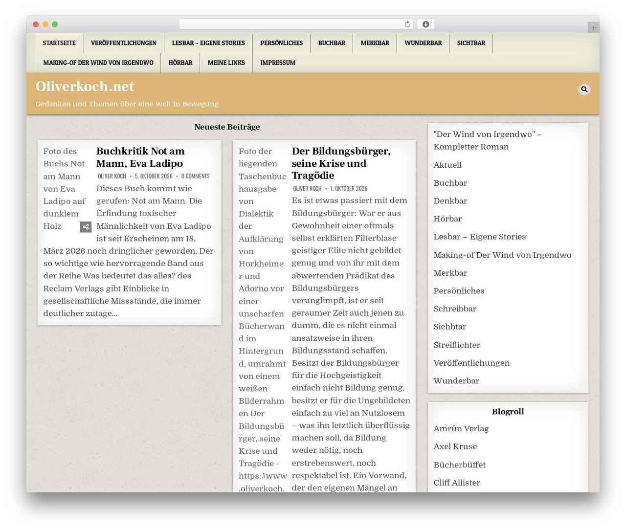 WordPress theme TextWP PRO - oliverkoch.net WordPress theme TextWP PRO - oliverkoch.net