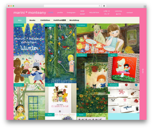 WordPress website theme NUMERO - marini-monteany.jp