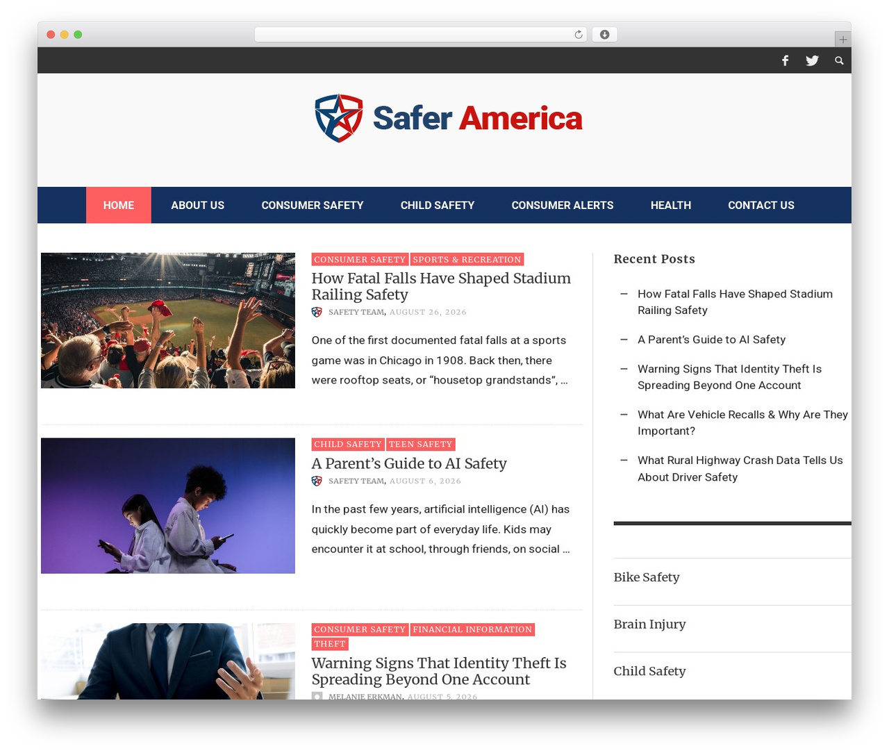 WordPress website theme Presso - safer-america.com WordPress website theme Presso - safer-america.com