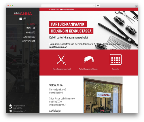 WP theme Divi - salonanna.fi