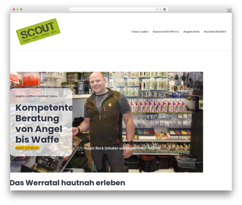 Best WordPress theme Stackable - scout-outdoor.de