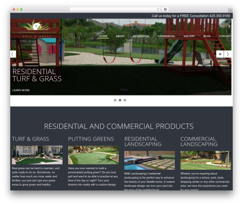 cherry theme WordPress - seattleputtinggreen.com