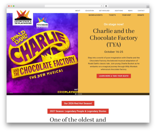 customTheme WP theme - erieplayhouse.org