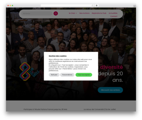 Divi WordPress theme - club21siecle.org