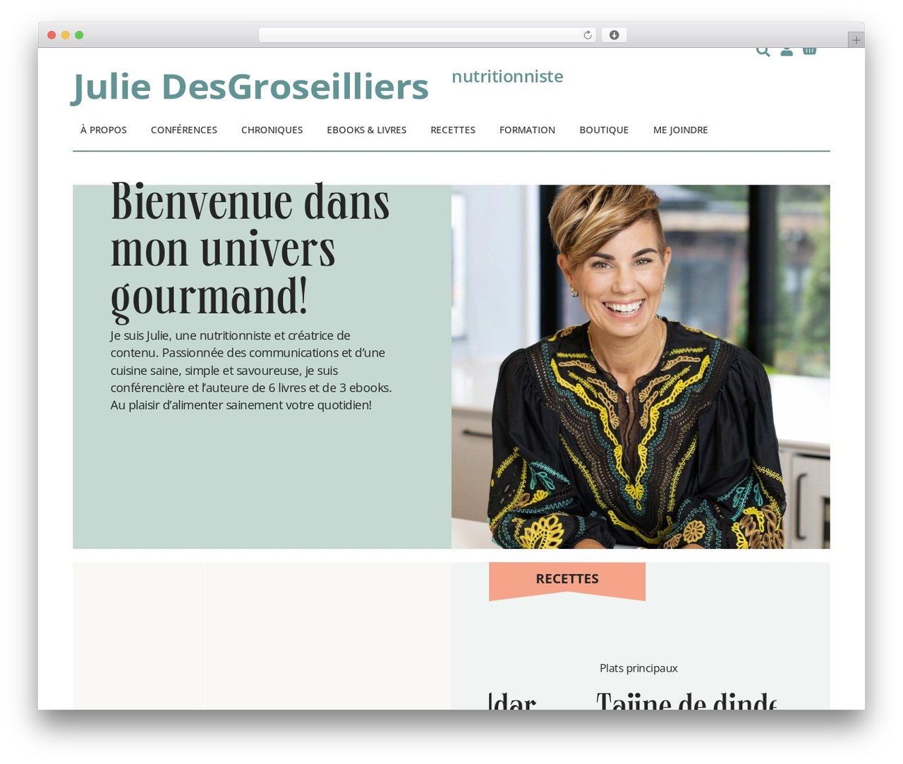 Hello Elementor WordPress theme - juliedesgroseilliers.com