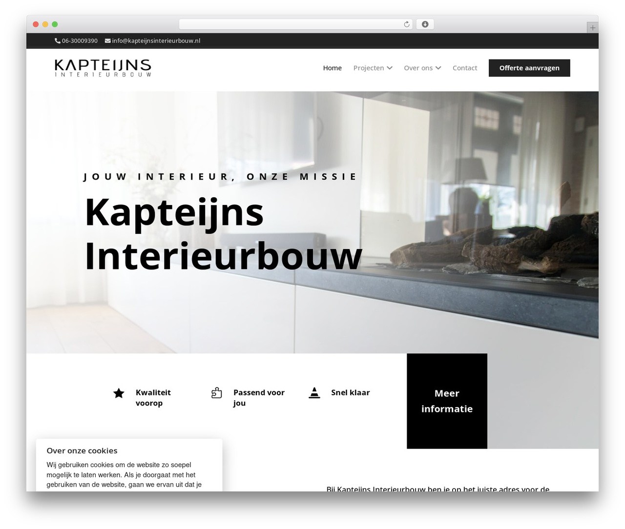 Klasse Theme WordPress theme - kapteijnsinterieurbouw.nl