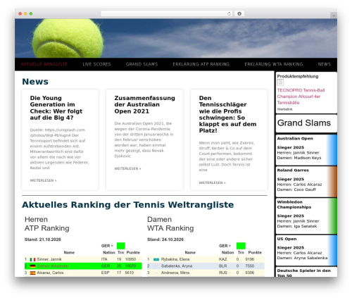 FooTable (footable) free WordPress plugin - weltranglistetennis.de FooTable (footable) free WordPress plugin - weltranglistetennis.de