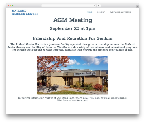 Theme WordPress Saveo - rutlandseniors.com