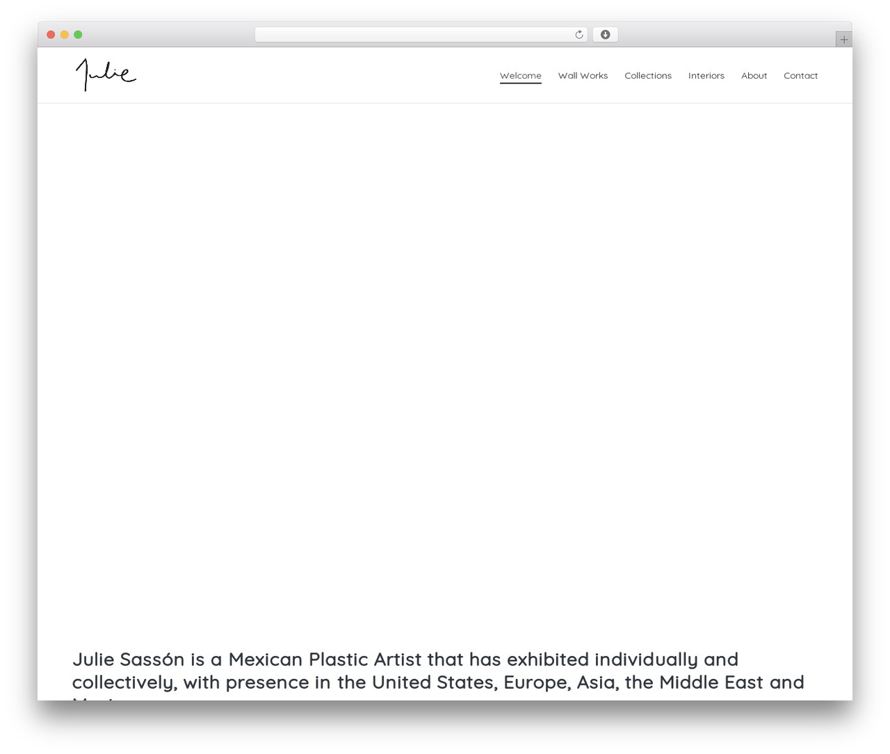 Theme WordPress Sinatra - juliesasson.com