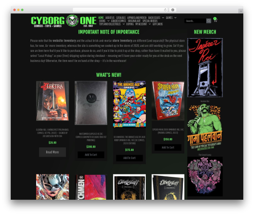 Vikata theme WordPress - cyborgone.com