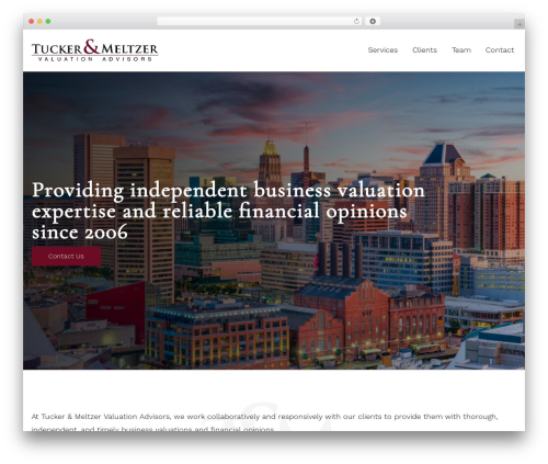 WordPress theme Beaver Builder Theme - tuckerandmeltzer.com