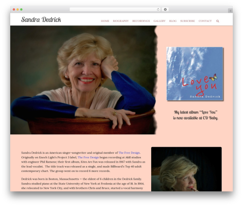 X email mailchimp WordPress plugin - sandradedrick.com
