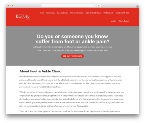 Divi dynamic helper WordPress plugin - footandankleclinicni.com