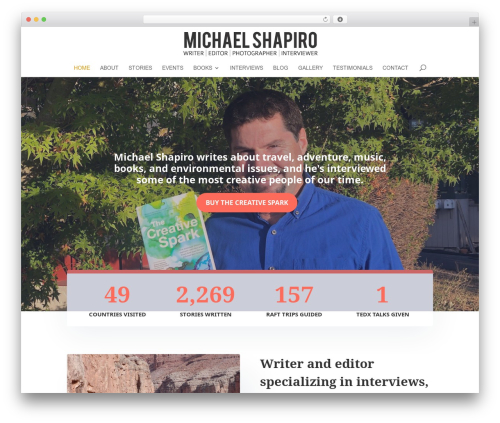 Divi WordPress theme - michaelshapiro.net