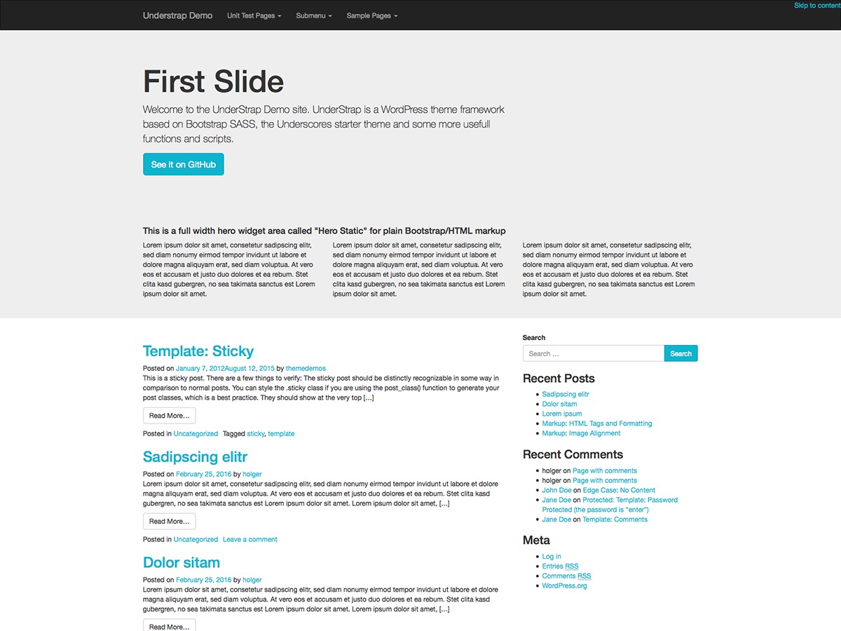 Personal Touch WordPress theme by Gareth Roberts