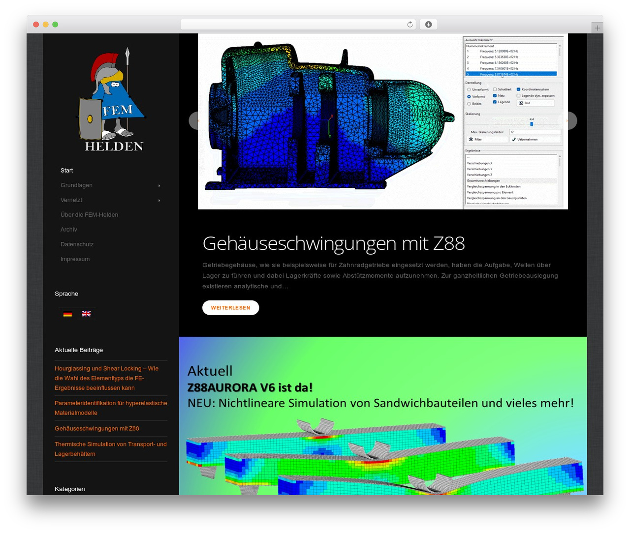 Showcase WordPress theme - fem-helden.de Showcase WordPress theme - fem-helden.de
