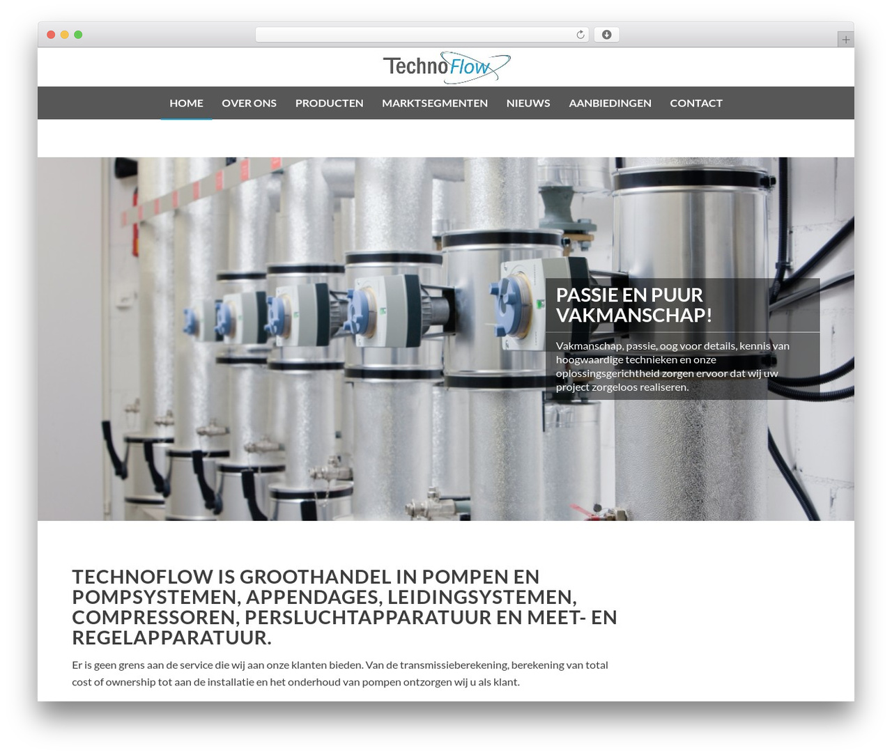 Technoflow WordPress theme - technoflow.nl