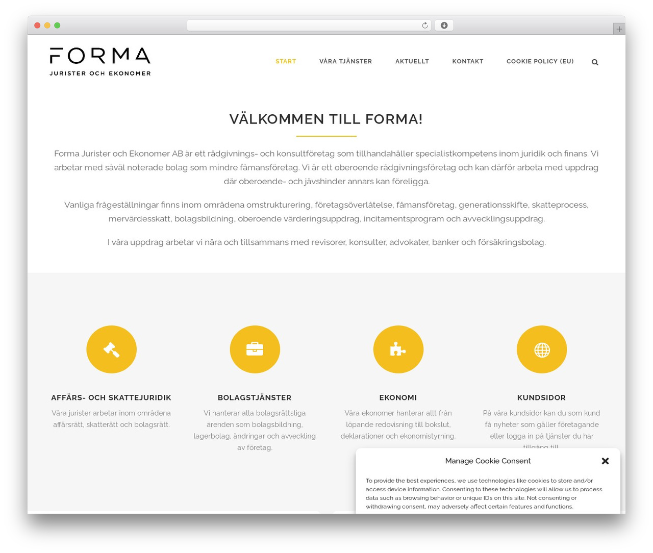 Theme WordPress Aperio - formagruppen.se