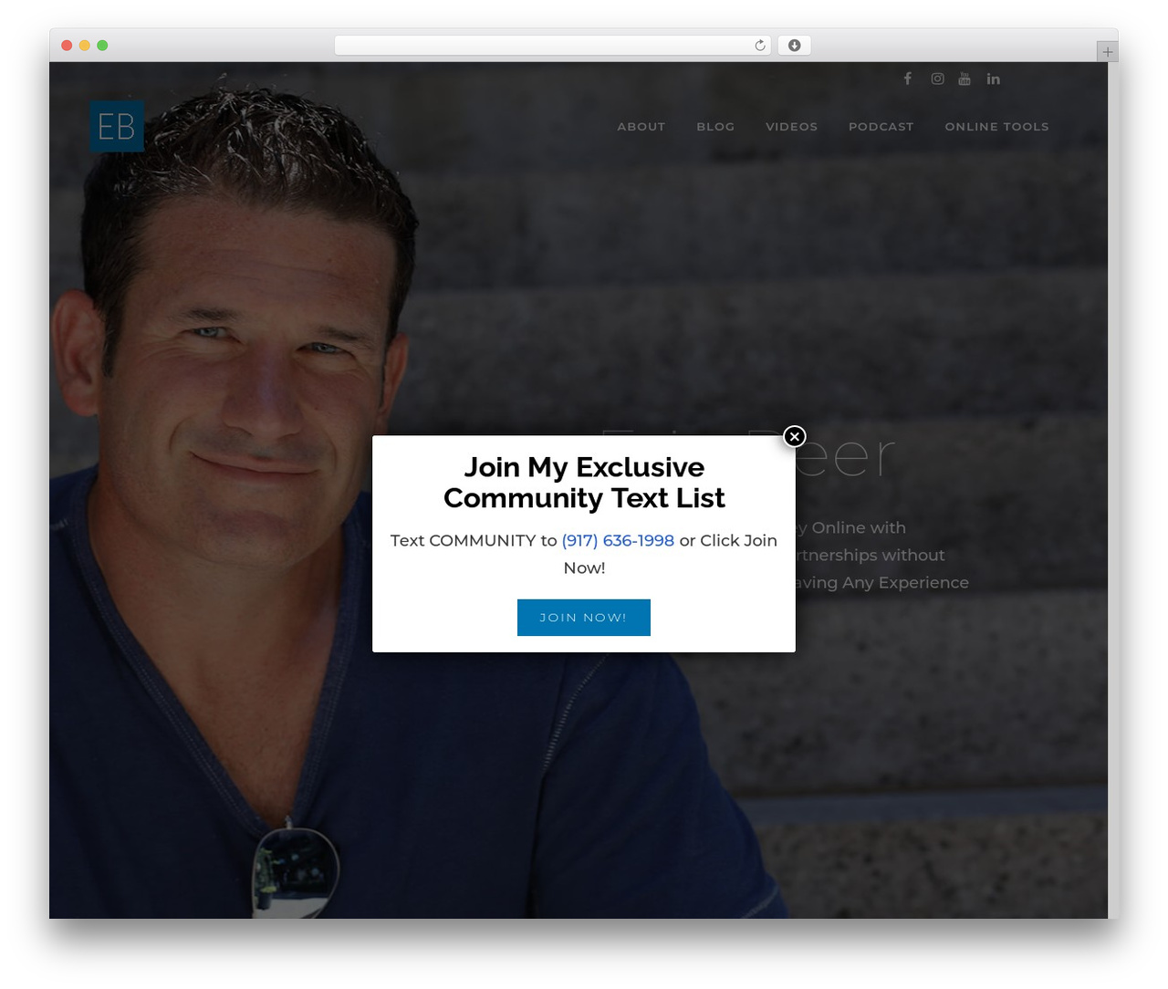 Theme WordPress Bridge - ericbeer.com