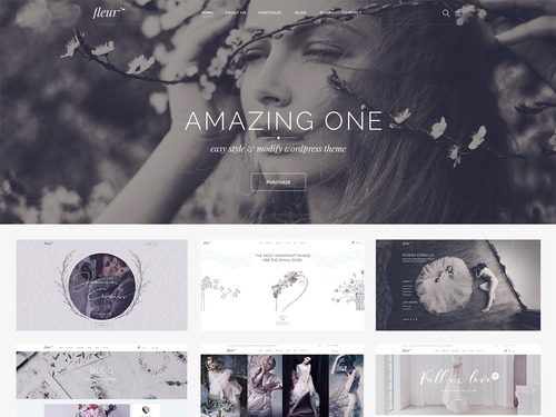 Fleur Child best wedding WordPress theme by Mikado Themes - bcouture.ie