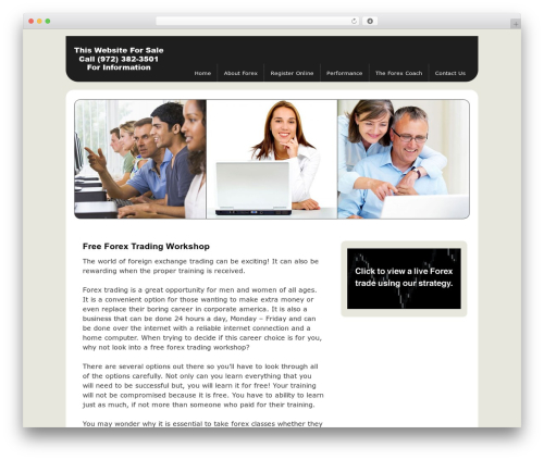 Theme WordPress Forex - freeforexworkshop.org