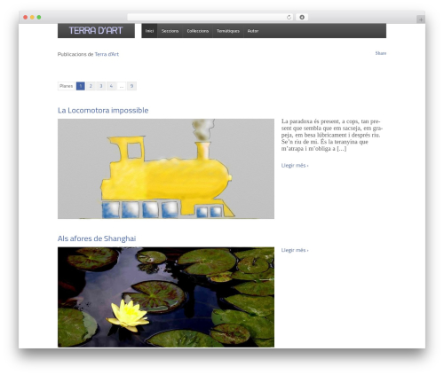 Theme WordPress Responsive - terradart.joanmiquelviade.com