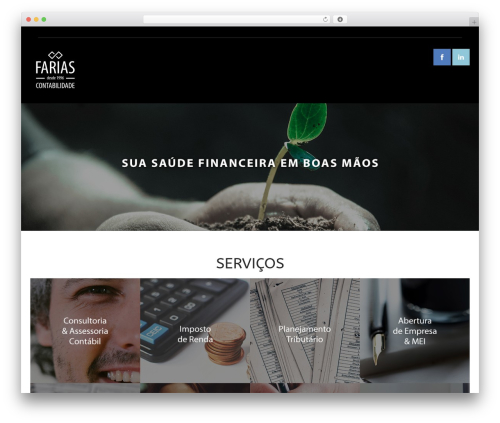Versatile WordPress theme - fariascontabilidade.com.br