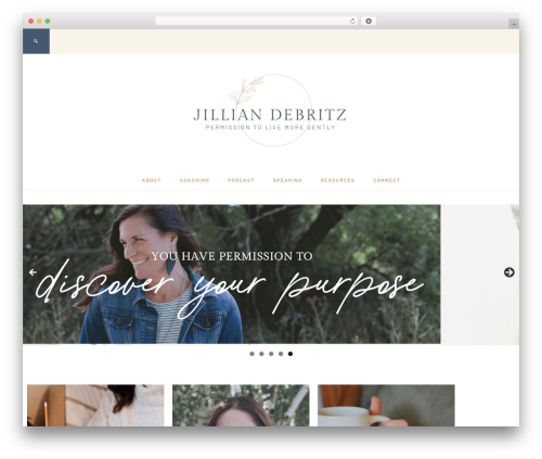 WordPress theme Beloved Theme - jilliandebritz.com