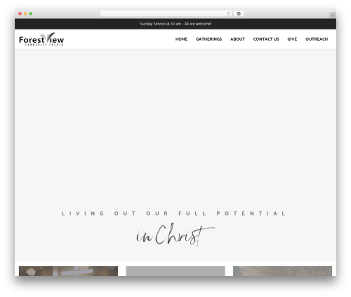 WordPress theme Future Access - Starter Theme - forestviewcommunitychurch.ca
