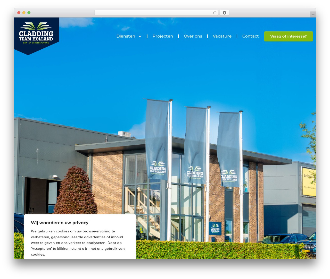 WordPress theme Streverz HE Child - claddingteamholland.com