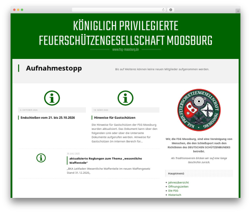 WordPress theme Perkins - fsg-moosburg.de