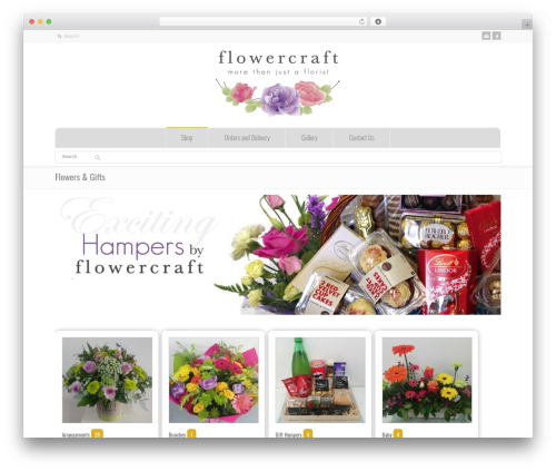 WooCommerce free WordPress plugin - flowercraft.co.za