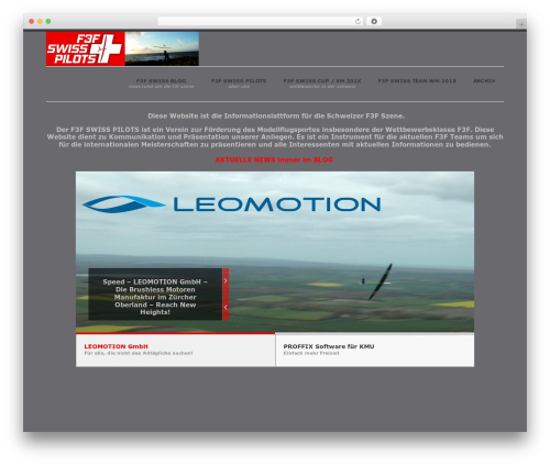 WordPress theme SmartStart WP - Responsive HTML5 Theme - f3f.ch