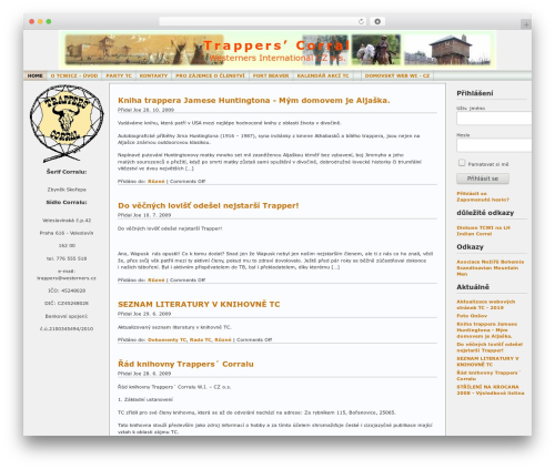 WordPress theme WP-Andreas09 - tc.westerners.cz