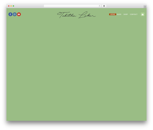 WP theme Flatsome - tabithalaker.com