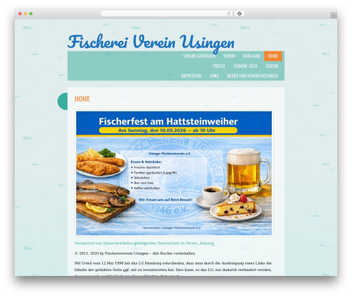 WP theme Something Fishy - fischereiverein-usingen.de