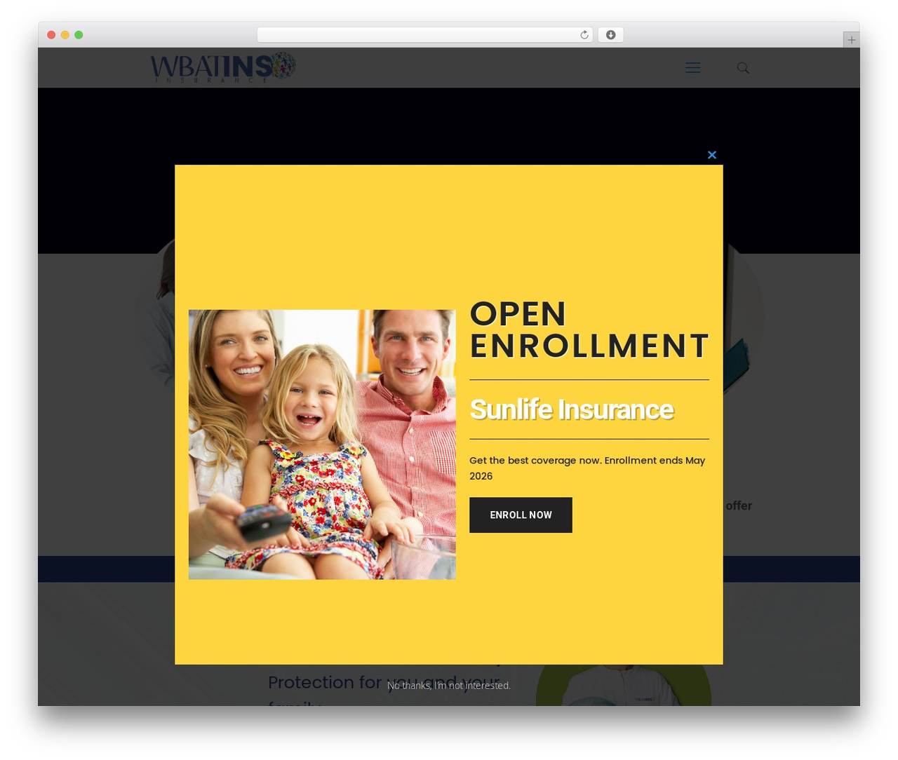 Betheme WordPress theme - wbatinsurance.com