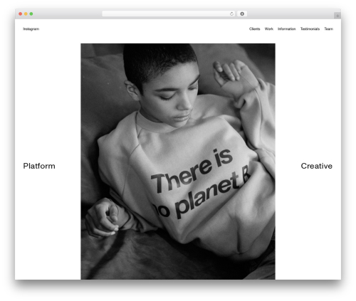 Catalogue Wordpress Boilerplate WordPress theme - platform-creative.com