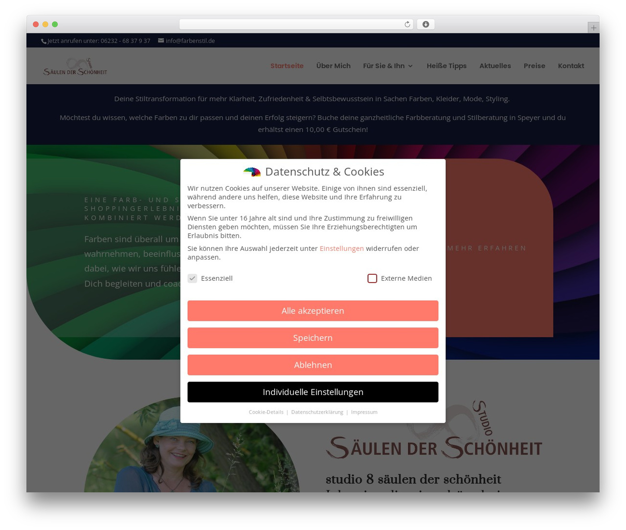 Divi WordPress theme - farbenstil.de Divi WordPress theme - farbenstil.de