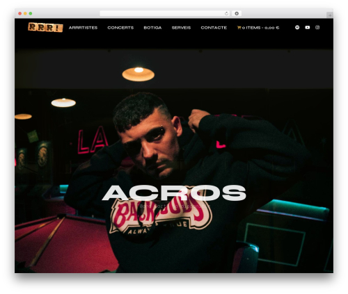 Micdrop theme WordPress - radiorahim.cat