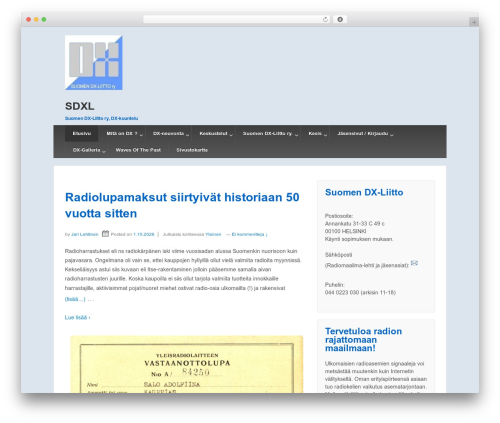 Responsive Pro WordPress page theme - sdxl.fi