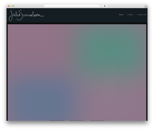 Samuelson Art WordPress website theme - samuelsonart.com