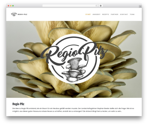 Theme WordPress Rare - regio-pilz.ch