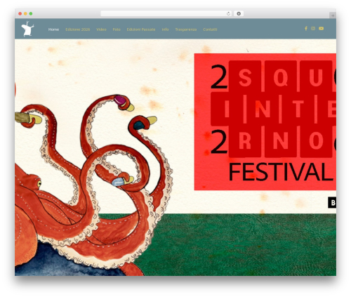 Uber WordPress theme - squinternofestival.it