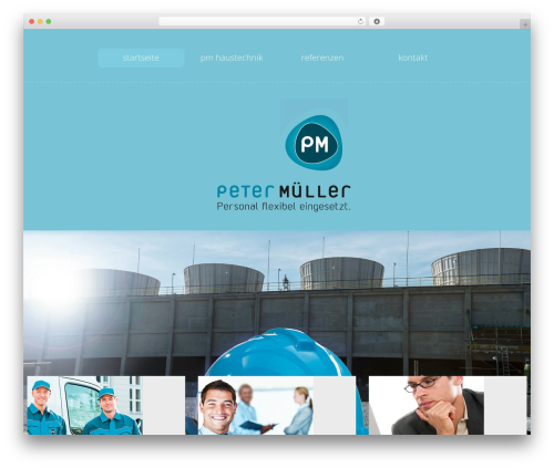 WordPress theme cherry - pm-haustechnik.com