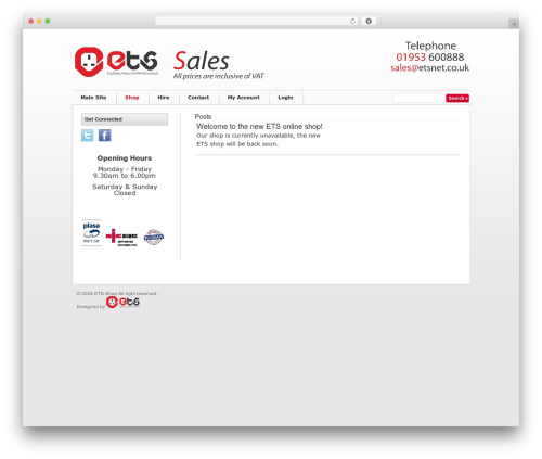 WordPress theme eComFramework - shop.etsnet.co.uk