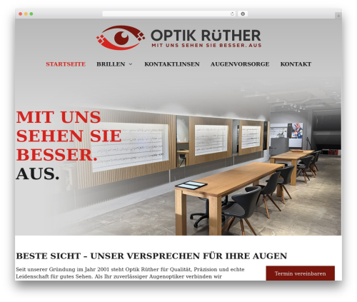 WordPress theme GeneratePress - optik-ruether.de