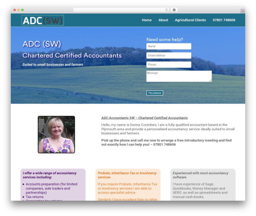 WordPress theme Webify - adcsw.co.uk